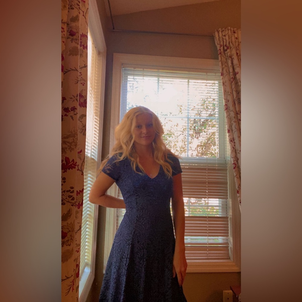 Blue dress